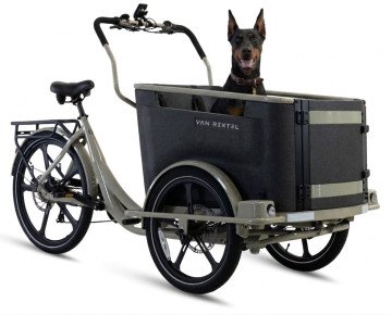 Van Rixtel Dog - desert sand - elektrische driewieler bakfiets