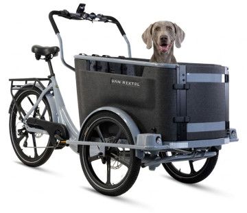 Van Rixtel Dog - nardo grey - elektrische driewieler bakfiets