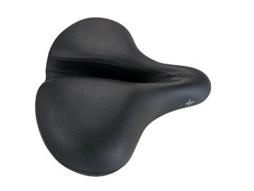 Fietszadel Voltano breed zwart (85-3-L)