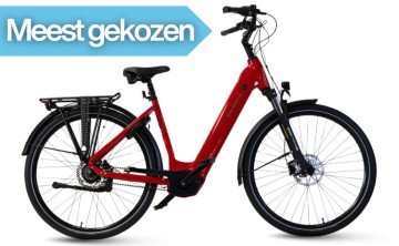 Van Rixtel Ultimate - cherry red - elektrische damesfiets