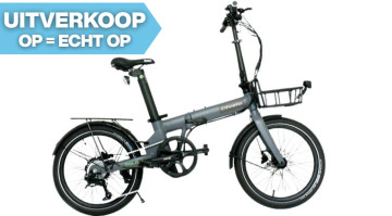 Qivelo Foldflex - mat grijs - elektrische vouwfiets