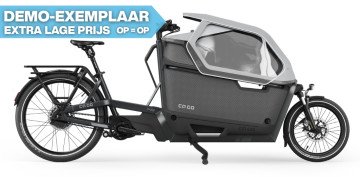 Ca Go FS200 Life Family-Plus - Edition 5 Black Grey - Bosch CX Cargo Line Belt Drive | DEMO model tot 1750km
