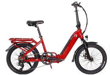Van Rixtel Intube - Cherry Red - elektrische vouwfiets