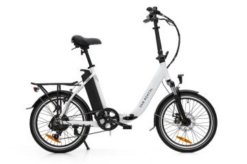 Van Rixtel Travel City - Pearl White - elektrische vouwfiets