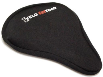 Zadeldek Velo Plush met gel - zwart (85-3-a)