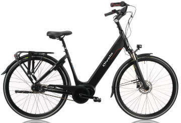Qivelo Urban Intube - Showroommodel - mat zwart - elektrische damesfiets