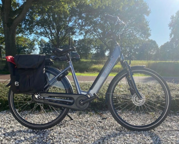 Bikkel Tuba Elektrische Fiets - Ebike Damesfiets - Middenmotor en Rijklaar
