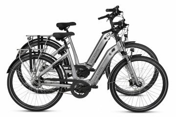Van Rixtel Monaco - Showroommodel - Nexus 8sp 612Wh - Metallic Grijs - elektrische damesfiets