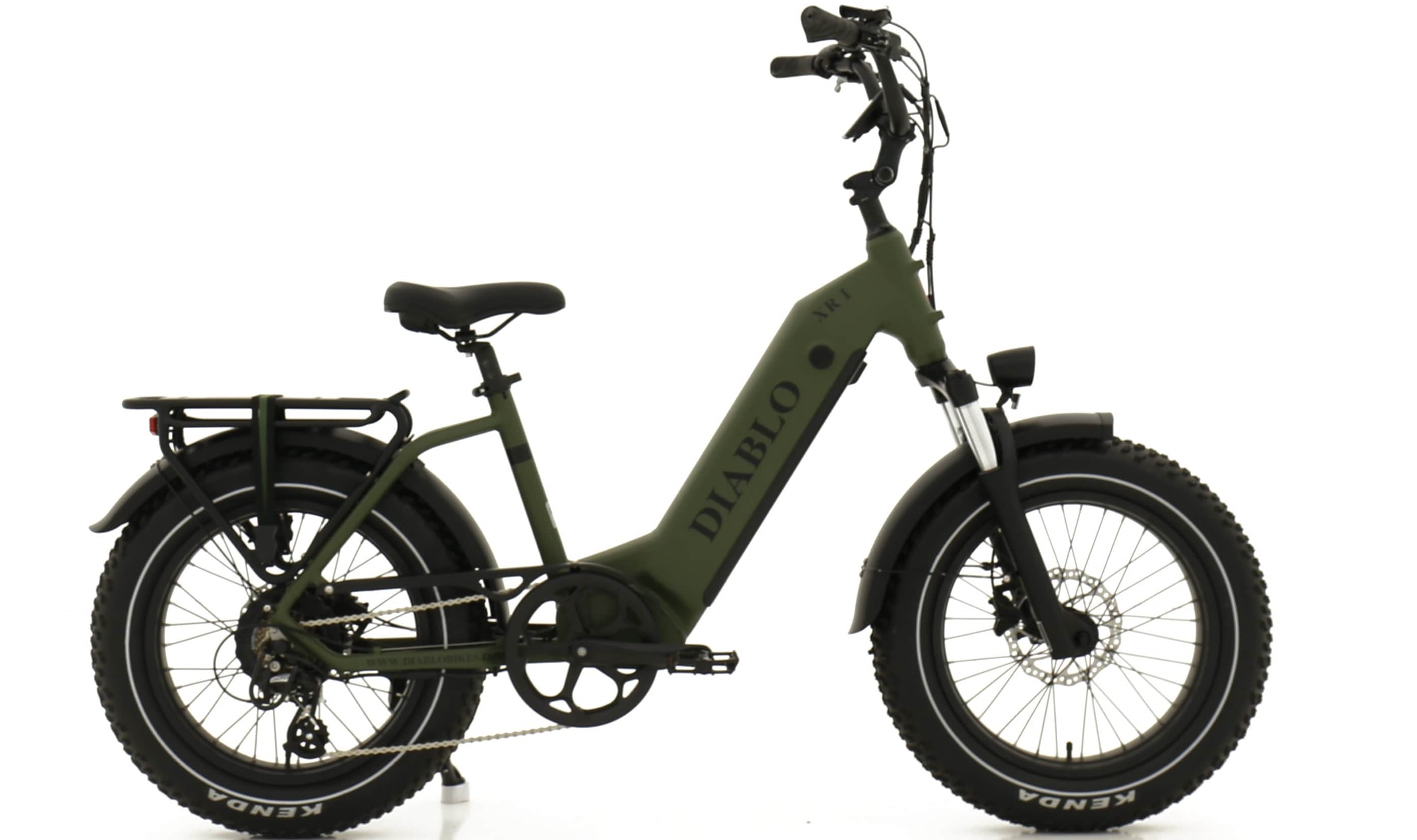 Diablo XR1 elektrische fatbike mat groen