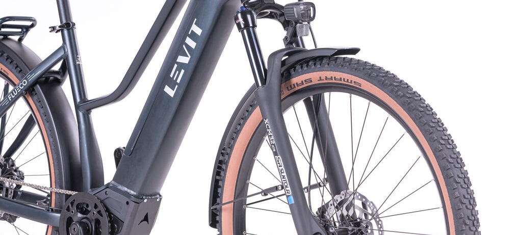 Levit Flueco midstep 2026 - midnight sky - elektrische hybride SUV fiets brede banden