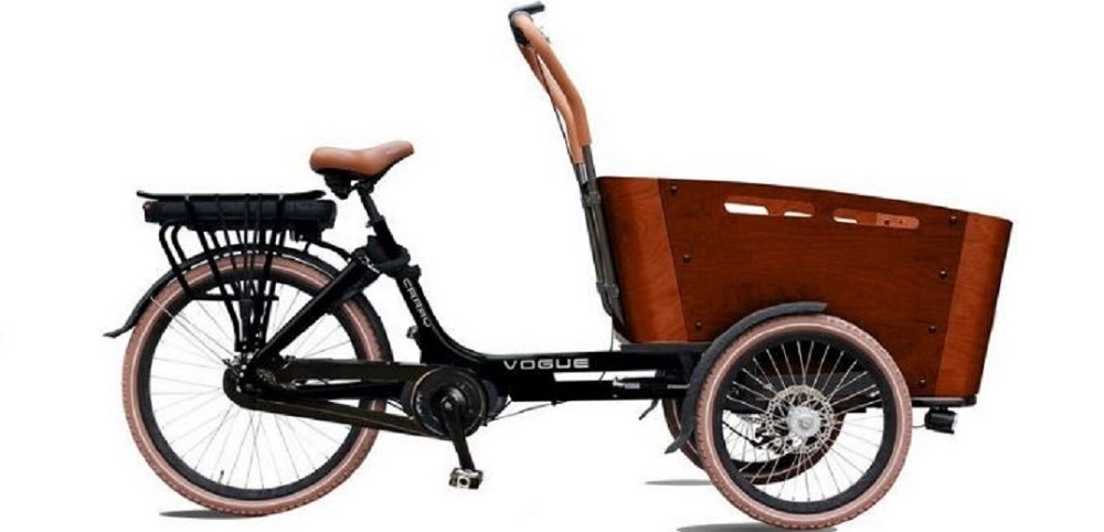 De Vogue Carry 3 elektrische bakfiets kopen? Fietsoptimaal.nl