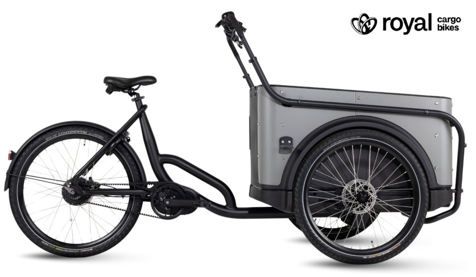 Royal Cargo Bike 3W Premium Plus elektrische hondenbakfiets