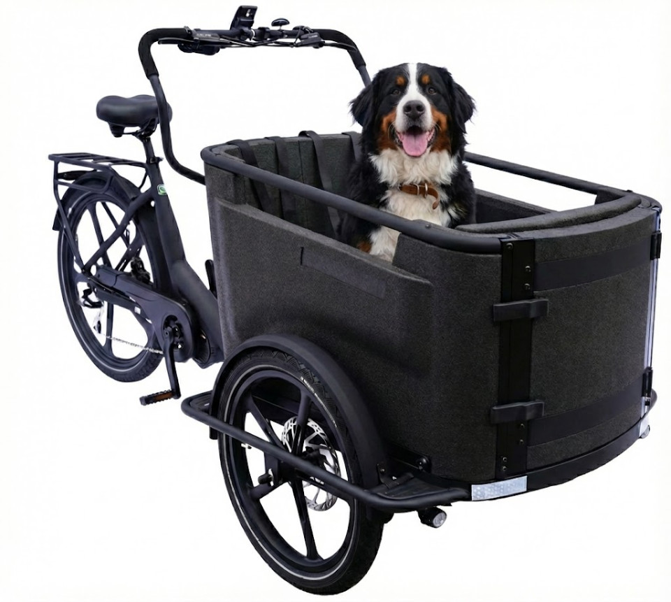 Van Rixtel Urban Plus Dog hondenbakfiets met EPP bak