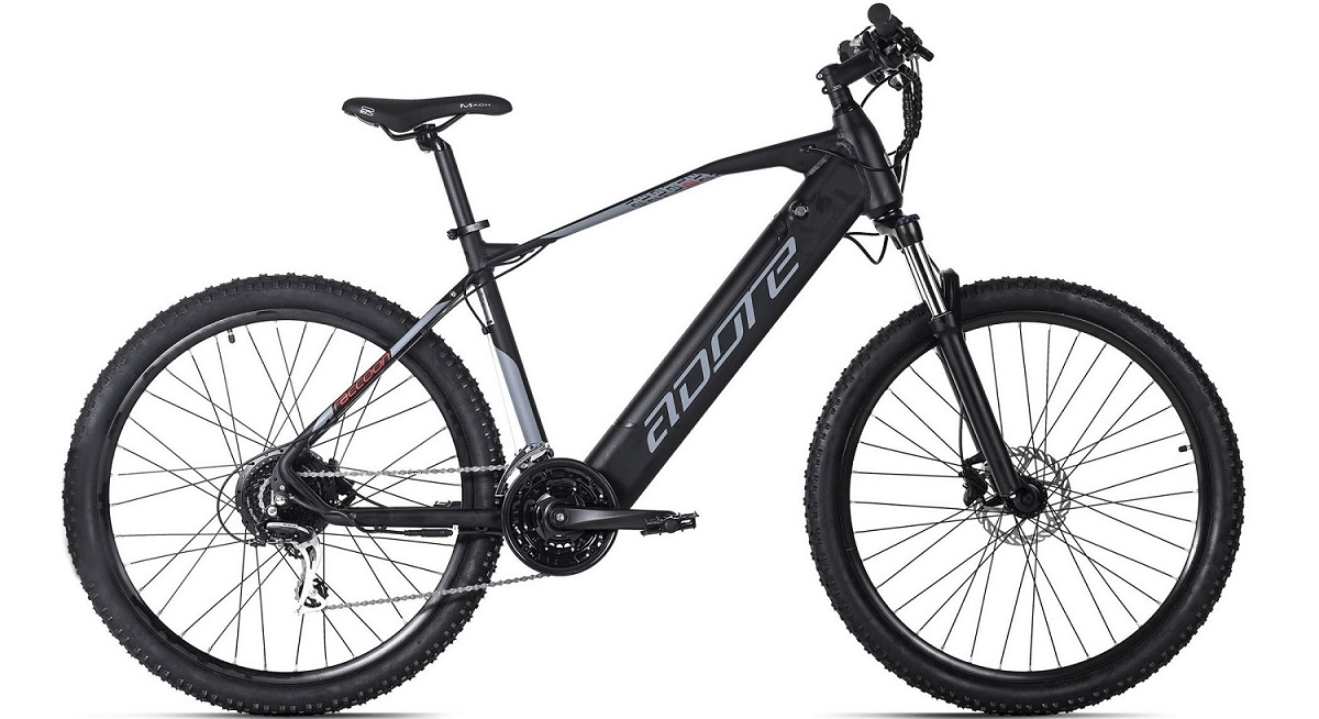 Qivelo Raccon - zwart - elektrische mountainbike