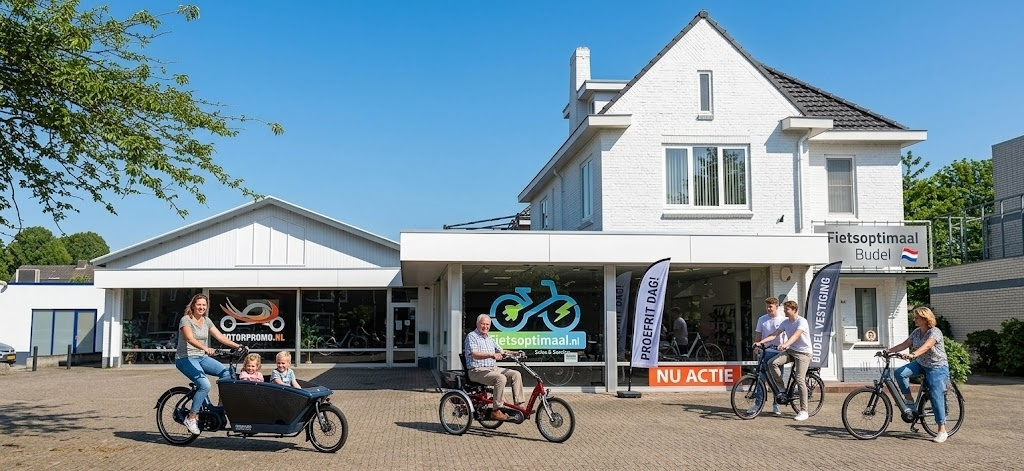 Klant test fiets