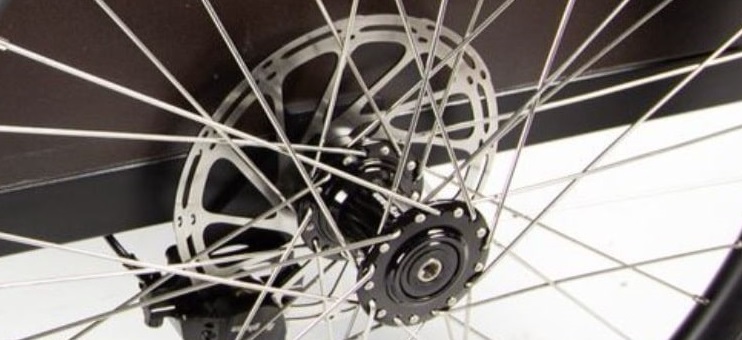 Hydraulische schijfremmen en parkeerstand Vogue bakfiets