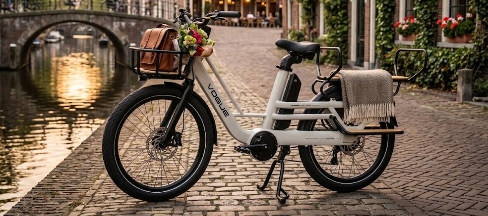 Praktisch parkeren en stallen van een longtail cargobike
