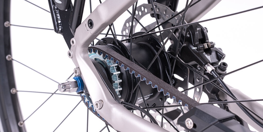 Levit Beleco 5 Lowstep 2026 - champagne - elektrische damesfiets riemaandrijving