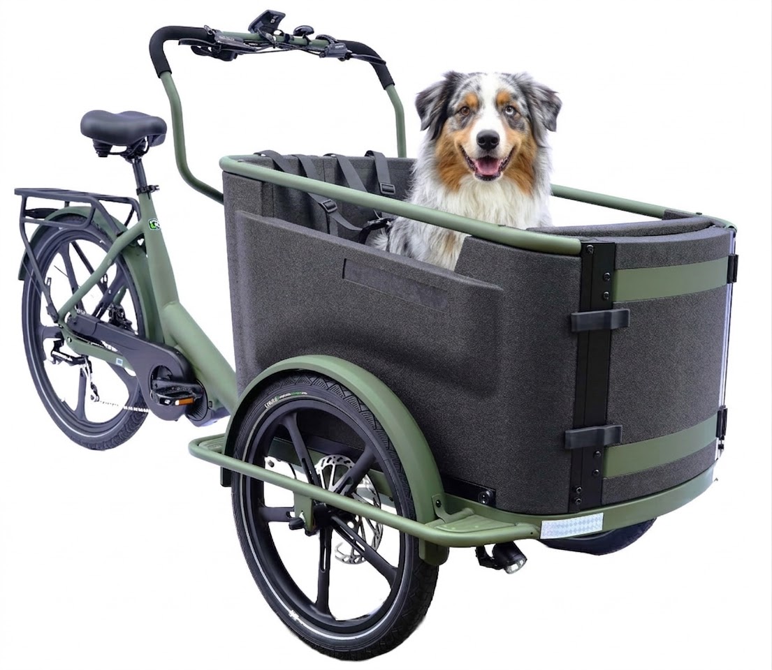 Van Rixtel Urban Plus Dog hondenbakfiets met EPP bak