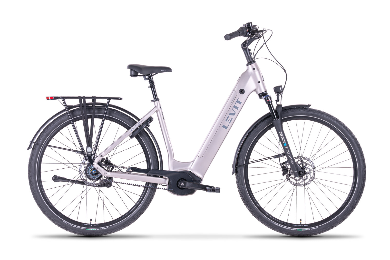 Levit Beleco 5 Lowstep 2026 - champagne - elektrische damesfiets