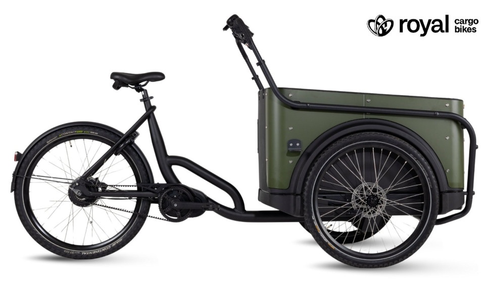 Royal Cargo Bike 3W Premium Plus elektrische hondenbakfiets