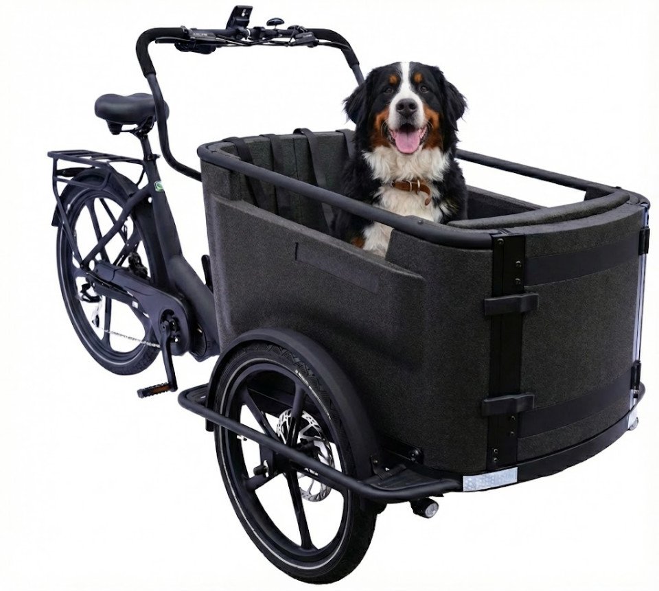 Van Rixtel Urban Plus Dog hondenbakfiets met EPP bak