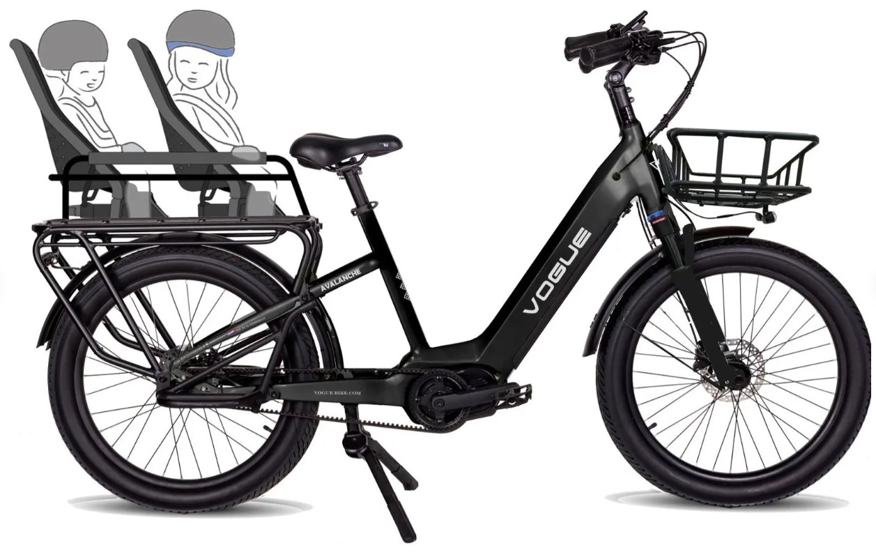 Vogue Avalanche elektrische longtail gezinsfiets